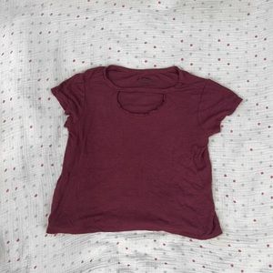 Art class soft magenta crop top